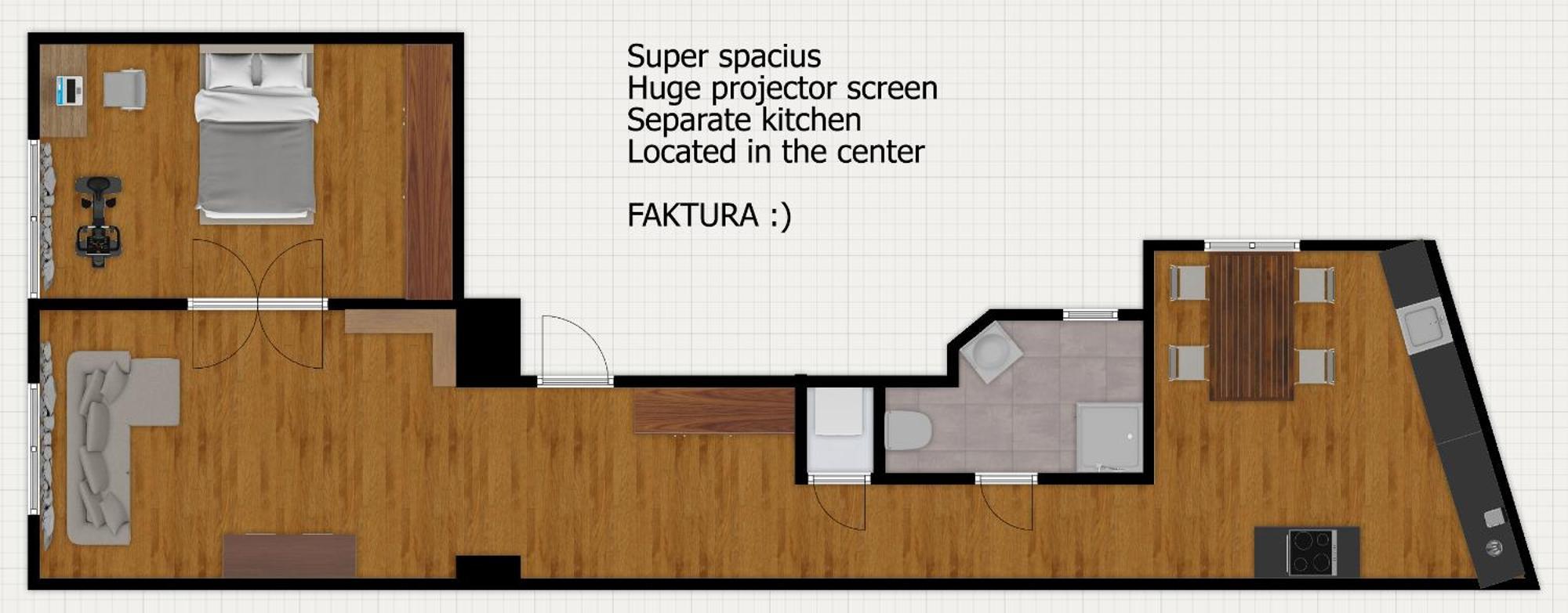 Apartel Lux Plac Unii 72m2 * Warsaw